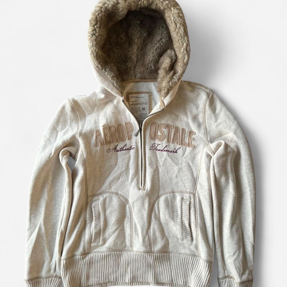 Y2k Aeropostale fur zip up